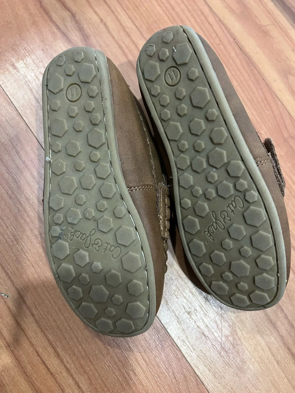 Cat & Jack Boys Brown Moccasin Slip-Ons